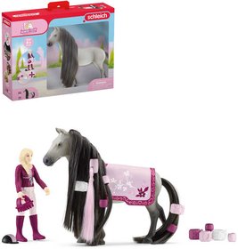 SCHLEICH Sofia a Dusty startovac set konk s figurkou a doplky plast