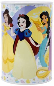 Pokladnička válec Disney Princezny 10x15cm dětská kasička kovová