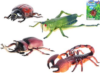 Zvtko hmyz maxi 12-20cm 4 druhy na kart plast