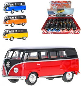 KINSMART Autobus model 1:32 VW Classical 1962 kov PB 13cm 4 barvy