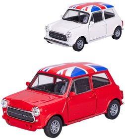 WELLY Auto Mini Cooper 1300 UK kov zptn chod 11cm 2 barvy