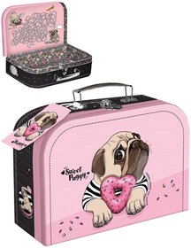 Kufk dtsk koln Sweet Puggy 25x18x9cm pejsek mopslk tvrd karton