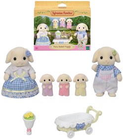 Sylvanian Families rodina Flora krlci s trojaty set 5 figurek krli rodinka