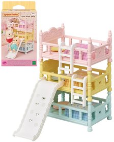 Sylvanian Families tpatrov postel se skluzavkou nbytek doplnk k hernm sadm