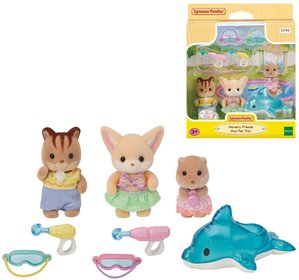 Sylvanian Families zbava u baznu baby trio set 3 figurky s doplky