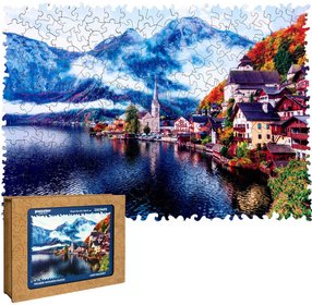 PUZZLER DEVO Haltatsk jezero 30x21cm dekorativn skldaka 250 dlk