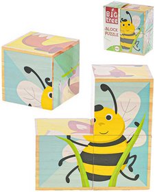 DEVO Kostky Big Tree baby kubus zvtka set 4ks *DEVN HRAKY*