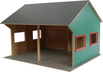 KIDS GLOBE Farma gar pro 2 traktory 1:16 DEVN STAVEBNICE