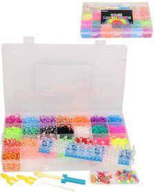 UDLEJ SI NRAMEK Gumiky LOOM BANDS 5600ks XL set s doplky v boxu