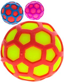 Mek hexagon streov 6,5cm skov bublinov balnek 3 barvy plast