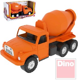 DINO Tatra T148 klasick nkladn auto na psek 30cm oranov domchva betonu