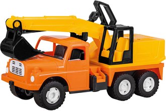 DINO Tatra auto luto-oranov T148 Bagr 72cm na psek plast