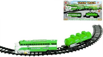 Vlakov drha 70cm set lokomotiva + vagn na baterie Svtlo Zvuk