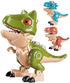 Transrobot kovov dinosaurus / bojov robot se zbran s pemnou 2v1 6 druh