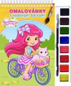 AKIM Omalovnky set s barvami a ttcem Jahdka (Strawberry Shortcake)