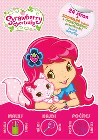 AKIM Maluj, najdi, potej seit s aktivitami Jahdka (Strawberry Shortcake)