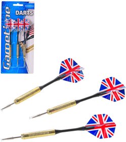ipky hzec 18g kovov hrot vlajka USA set 3ks pro elektronick tere