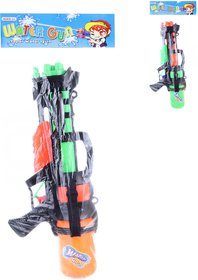 Pistole vodn stkac 40cm se zsobnkem na vodu 2 barvy plast