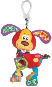 PLAYGRO PLY Baby pejsek Rexk vrnc zvsn s klipem pro miminko