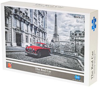 PUZZLE 1000 dlk erven auto foto 70x50cm skldaka v krabici