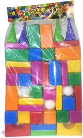 PL Stavebnice Baby soft maxi kostky barevn plastov set 43ks v sku