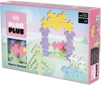 STAVEBNICE Plus-Plus Midi Pastel Altnek 2D/3D set 50 dlk plast