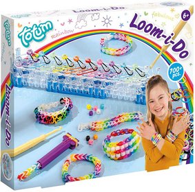 UDLEJ SI NRAMEK Gumiky LOOM BANDS 700ks + tkalcovsk stav s korlky