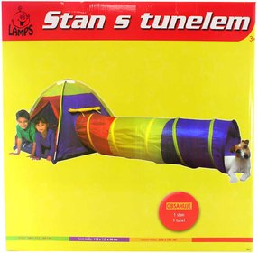 Stan s tunelem (domeek) prolzac domek pro dti 280 x 112 x 94 cm