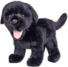 PLY Pes labrador 23cm ern stojc *PLYOV HRAKY*