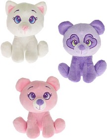 PLY Baby zvtko 15cm sedc 3 druhy *PLYOV HRAKY*