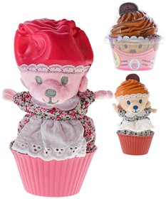 PLY Cupcake dortk medvdek 10cm vonc v koku rzn druhy