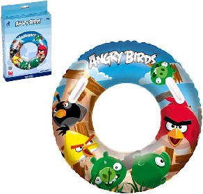 BESTWAY Atosa Kruh nafukovac Velk Angry Birds 91 cm Do vody