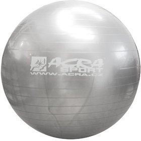ACRA M gymnastick 55 cm na cvien Stbrn GYMBALL