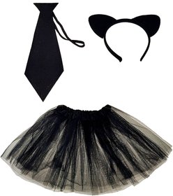 KARNEVAL aty sukn koka set s elenkou a kravatou *KOSTM*