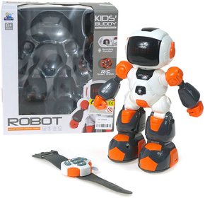 RC Robot na vyslaku chod tan na baterie nahrvn REC Svtlo Zvuk