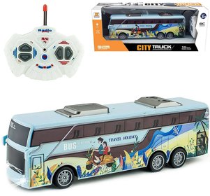 RC Autobus zjezdov na dlkov ovldn 27MHz na baterie Svtlo