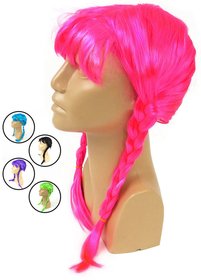 KARNEVAL Paruka s copnky 5 barev neon *KARNEVALOV DOPLNK*