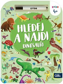 ALBI HRA Kvdo Hledej a najdi: Dinosaui set s fixem