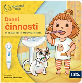 ALBI Kouzeln ten Kniha interaktivn Denn innosti baby minikniha