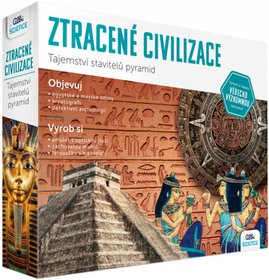 ALBI Science Ztracené civilizace Tajemství stavitelů pyramid v krabici