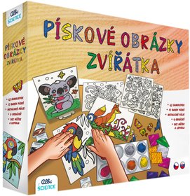 ALBI Pskovn Zvtka kreativn sada pskov obrzky se samolepkami