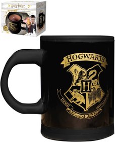 Hrnek kouzeln mchac Harry Potter 315 ml ern Hogwarts v krabici