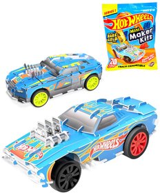 MATTEL HOT WHEELS Stavebnice mini autko zptn chod s pekvapenm