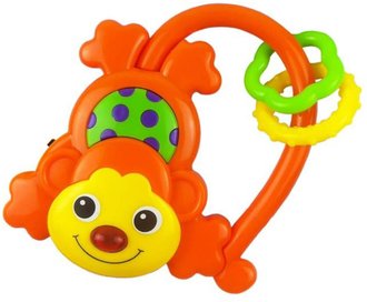 Chrasttko Baby Mix opika oranov pro miminko na baterie Svtlo Zvuk