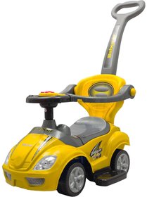 Odredlo auto lut chodtko a jezdtko s vodic ty 3v1 Baby Mix Mega Car