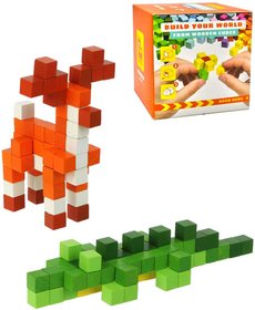 CUBIKA DEVO Pixel Utajen zvtko rzn druhy 64 dlk 3D STAVEBNICE