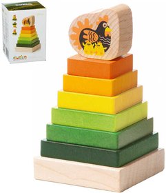 CUBIKA DEVO Baby Pyramida 8 dlk navlkac skldaka se slepikou