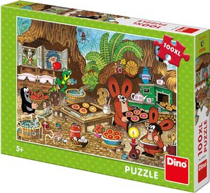 DINO Puzzle XL Krtek v kuchyni (Krteek) 100 dlk 47x33cm skldaka v krabici