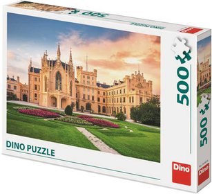 DINO Puzzle 500 dlk Zmek lednice foto 47x33cm skldaka