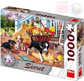 DINO Puzzle 1000 dlk tata skryt tajemstv 66x47cm skldaka v krabici